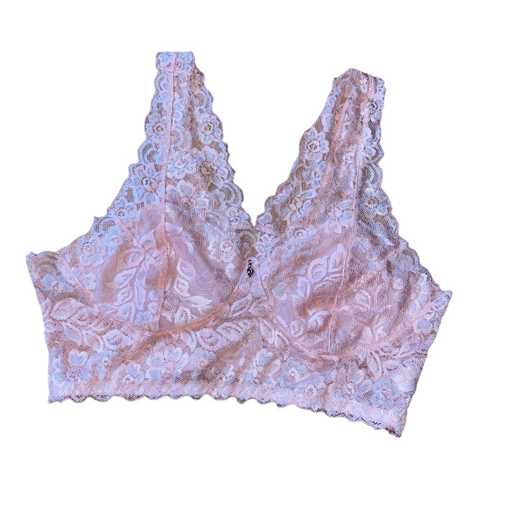 Lace Bra Large Pink